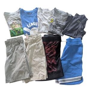 Boys Summer Bundle Tshirts Shorts size Small 6/7